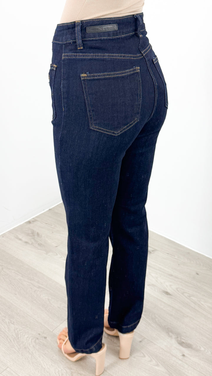 JACKSON STRAIGHT LEG JEAN - INDIGO BLUE