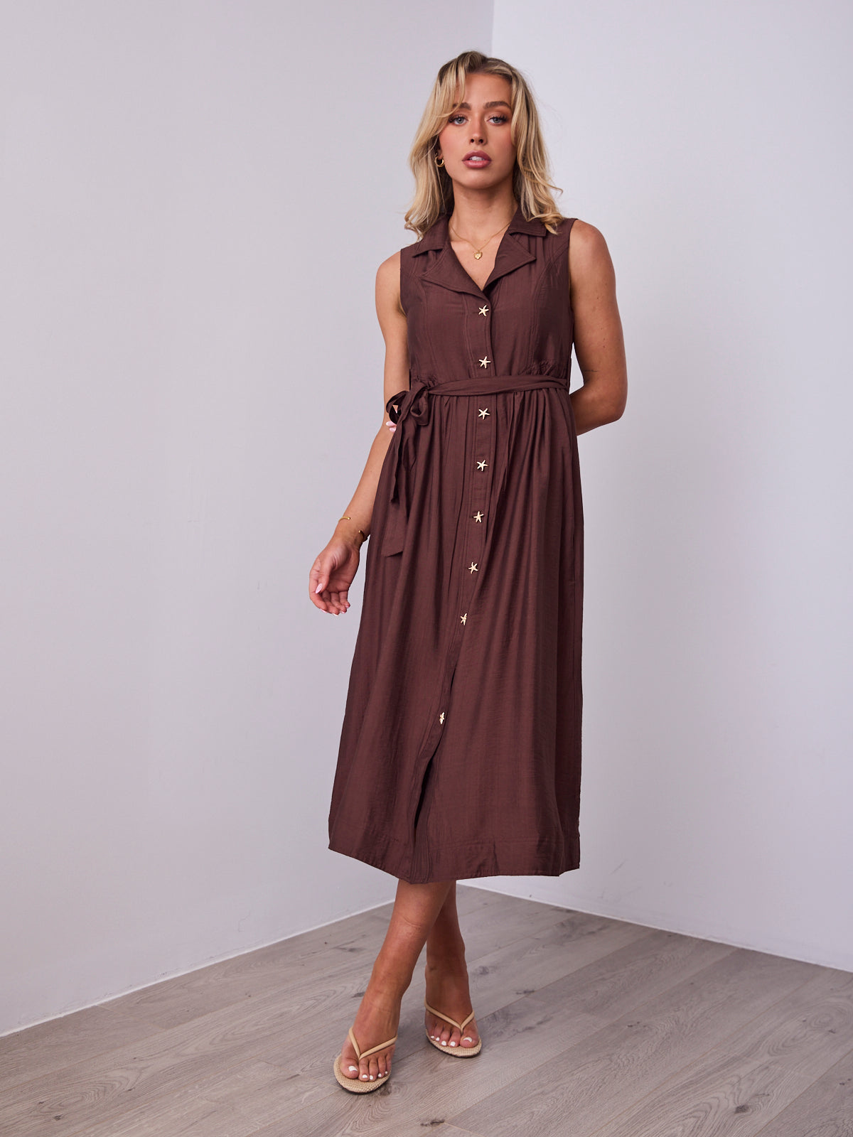 SORELLE DRESS - CHOCOLATE