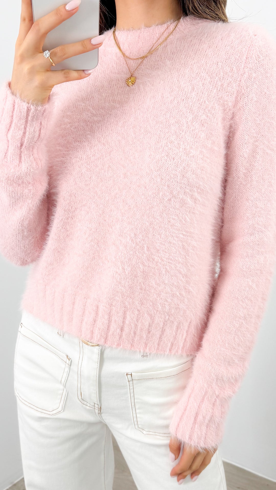 DOMINIQUE KNIT - SOFT PINK