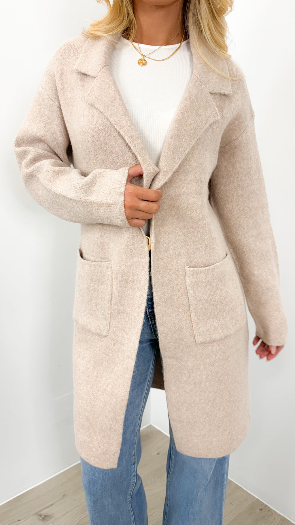 ZEETA COATIGAN -  LATTE