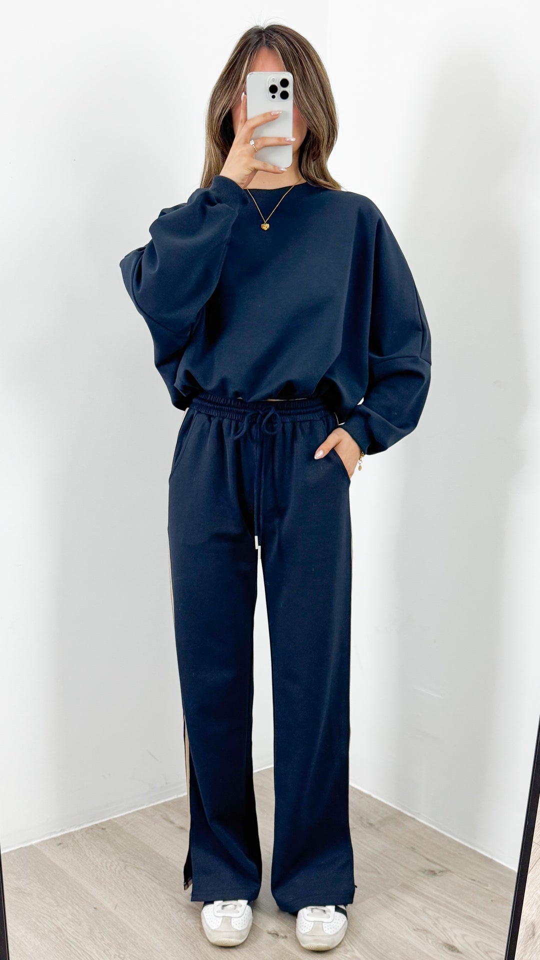 DANTE SWEAT TOP - NAVY