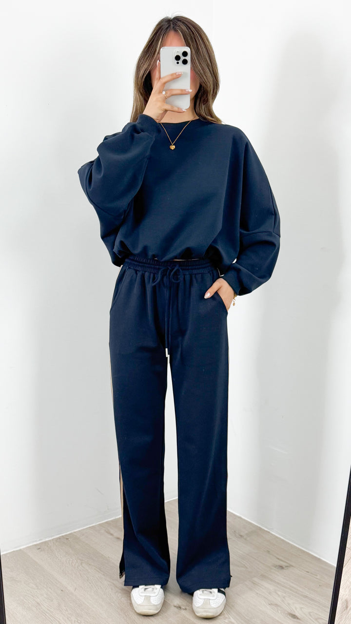 DANTE SWEAT TOP - NAVY