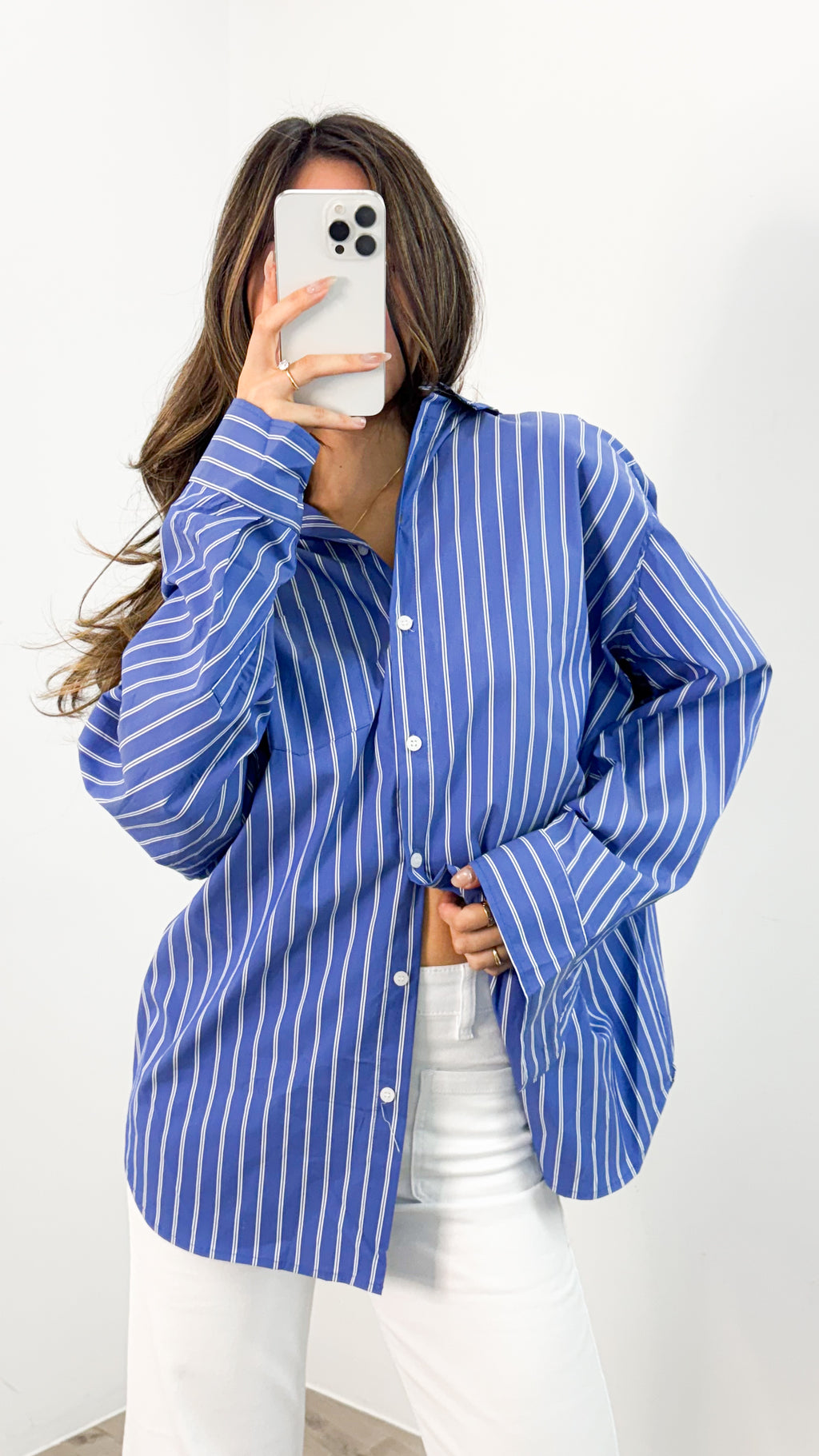 JOHNNY SHIRT - BLUE STRIPE