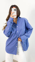 JOHNNY SHIRT - BLUE STRIPE