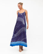 SEAVIEW MAXI DRESS - BLUE
