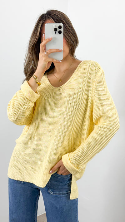 TIANA KNIT - YELLOW