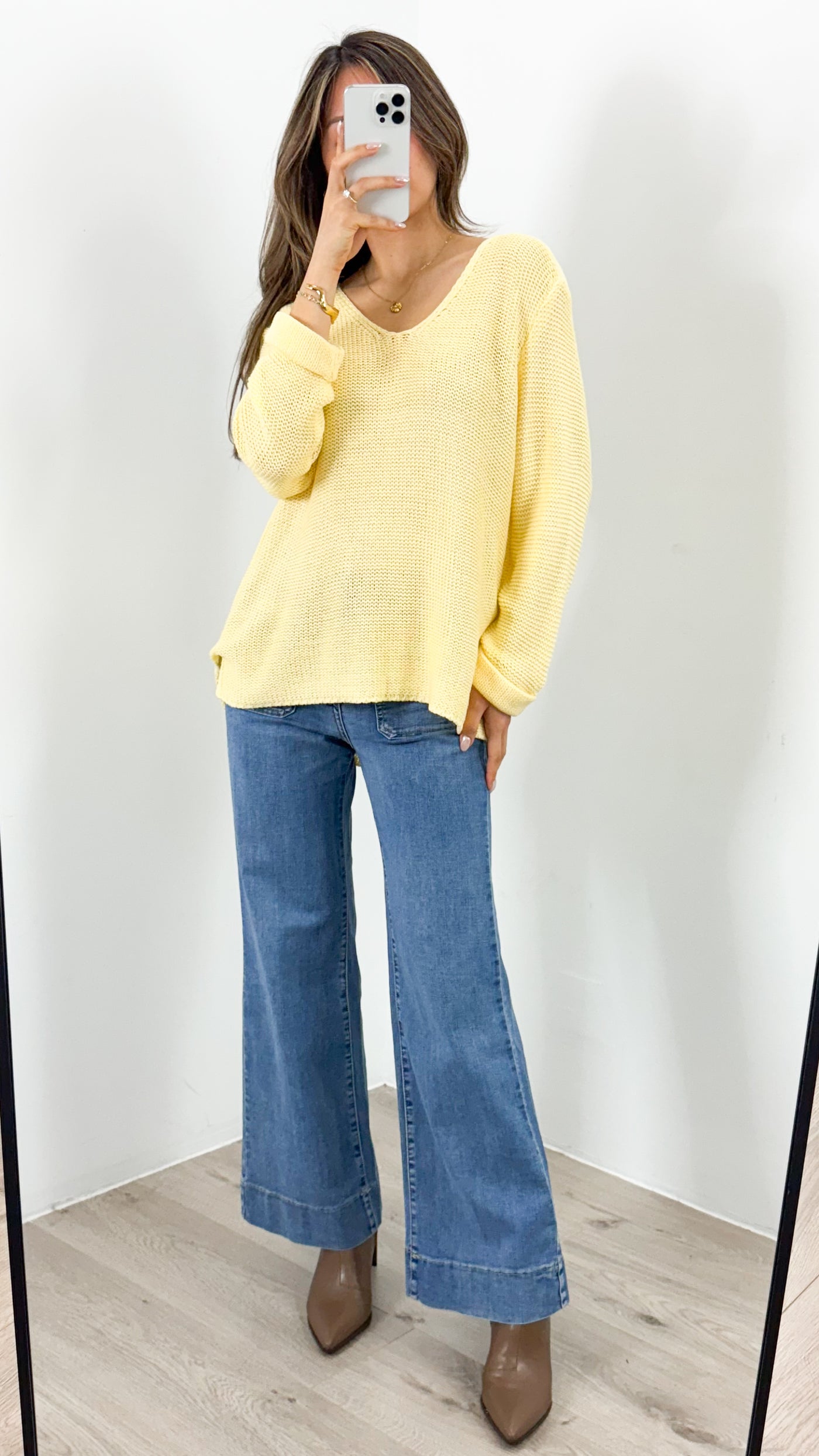 TIANA KNIT - YELLOW