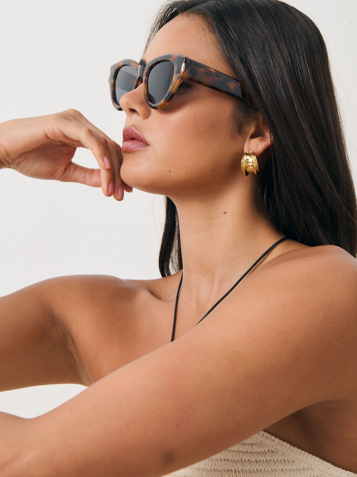 MIELLI CAT EYE SUNGLASSES - TORTOISE
