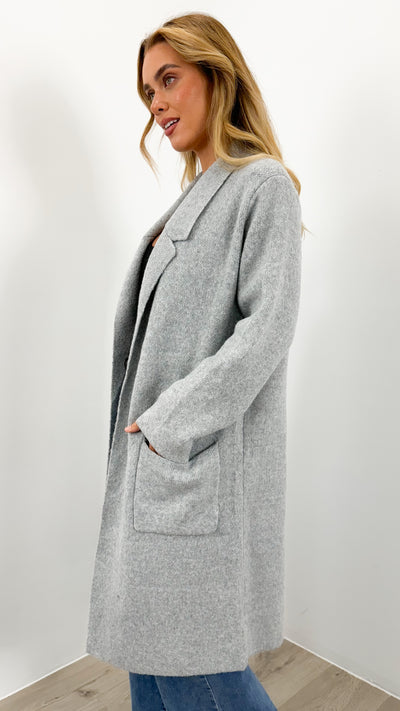 ALBA COATIGAN - GREY