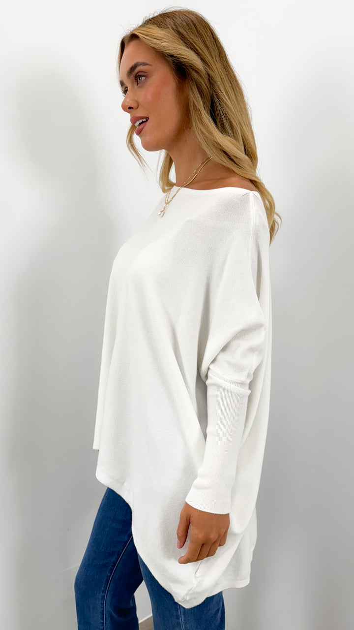 TESSA KNIT - WHITE