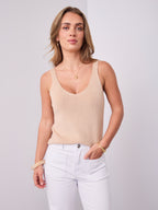 AUDREY SINGLET TOP - SAND
