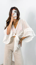 CARMEN TOP - WHITE