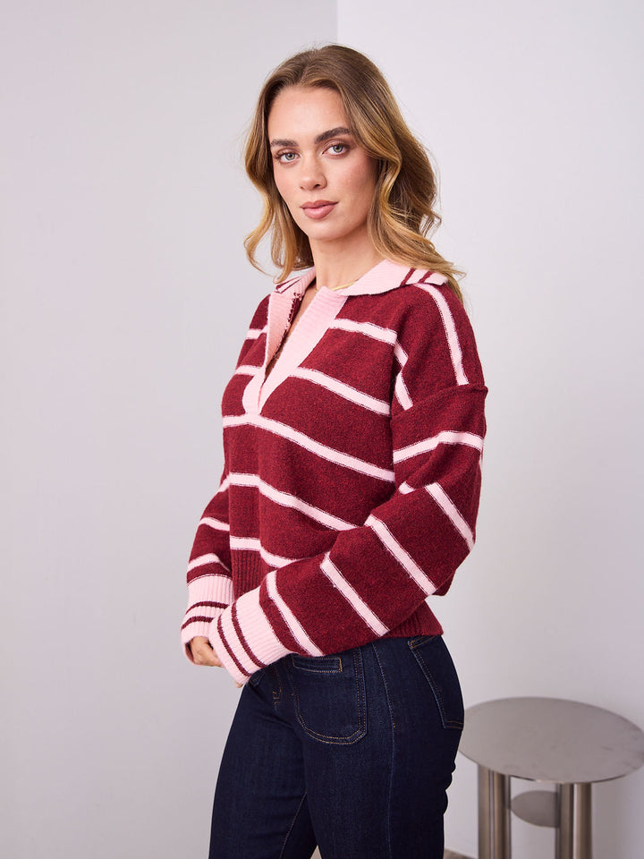PEPPA KNIT - MERLOT
