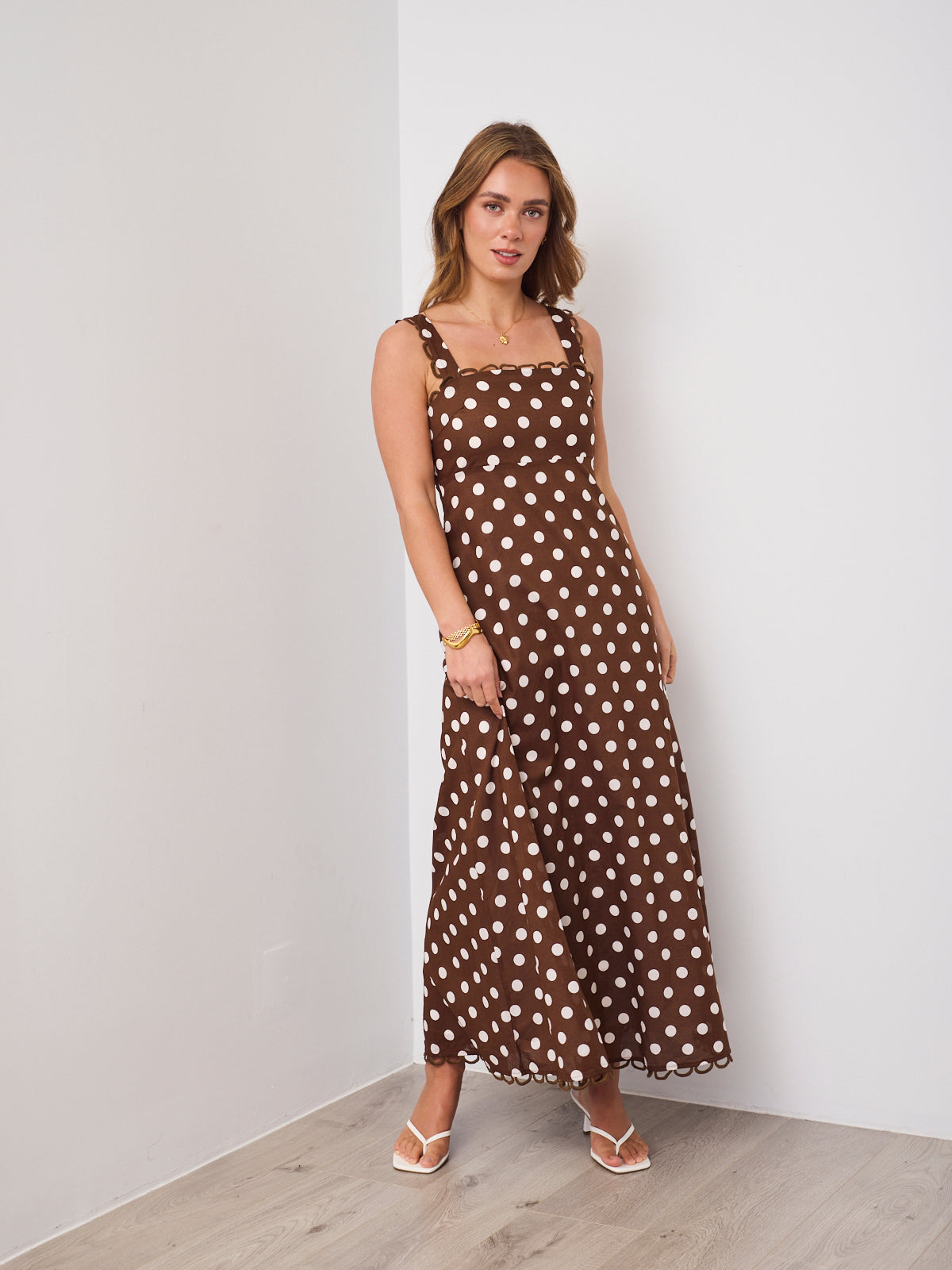 GRACIE DRESS - CHOCOLATE