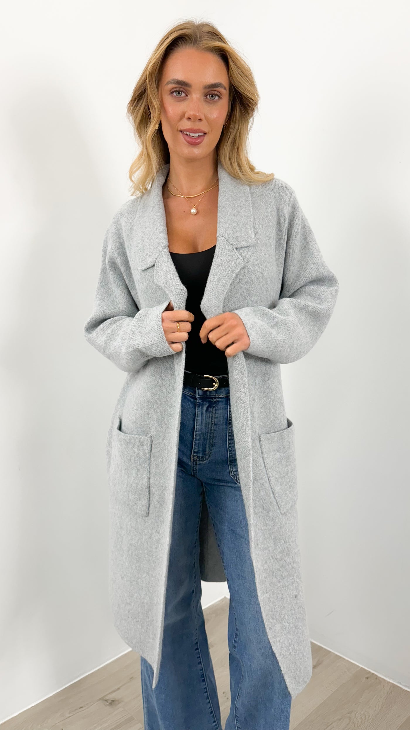 ALBA COATIGAN - GREY