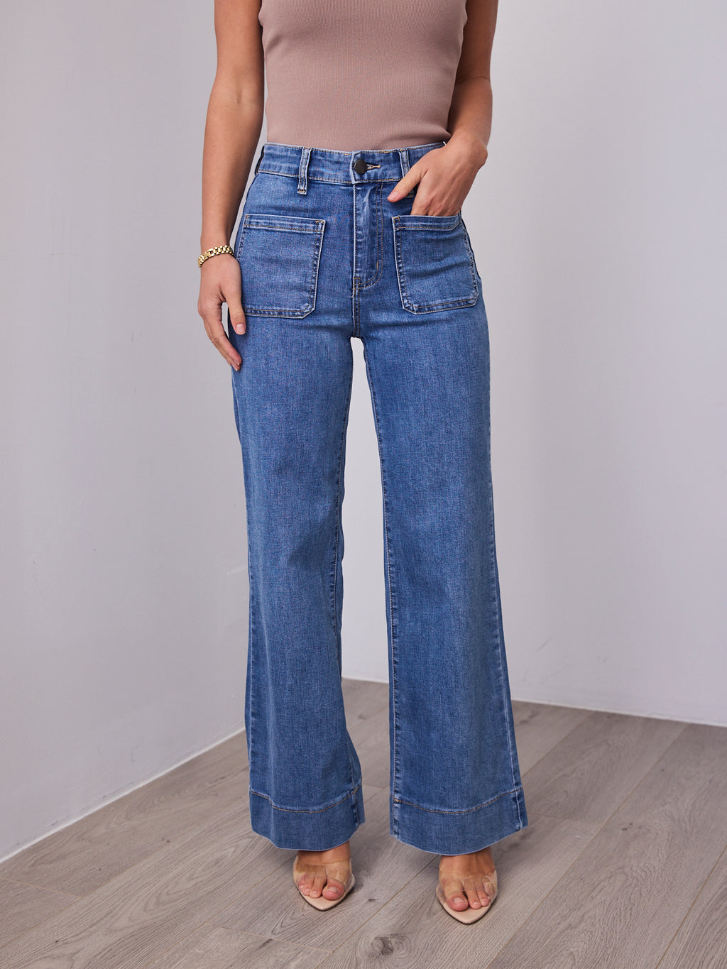 FITZROY JEAN - MEDIUM BLUE