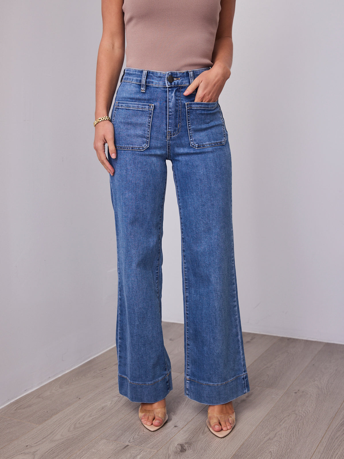 FITZROY JEAN - MEDIUM BLUE