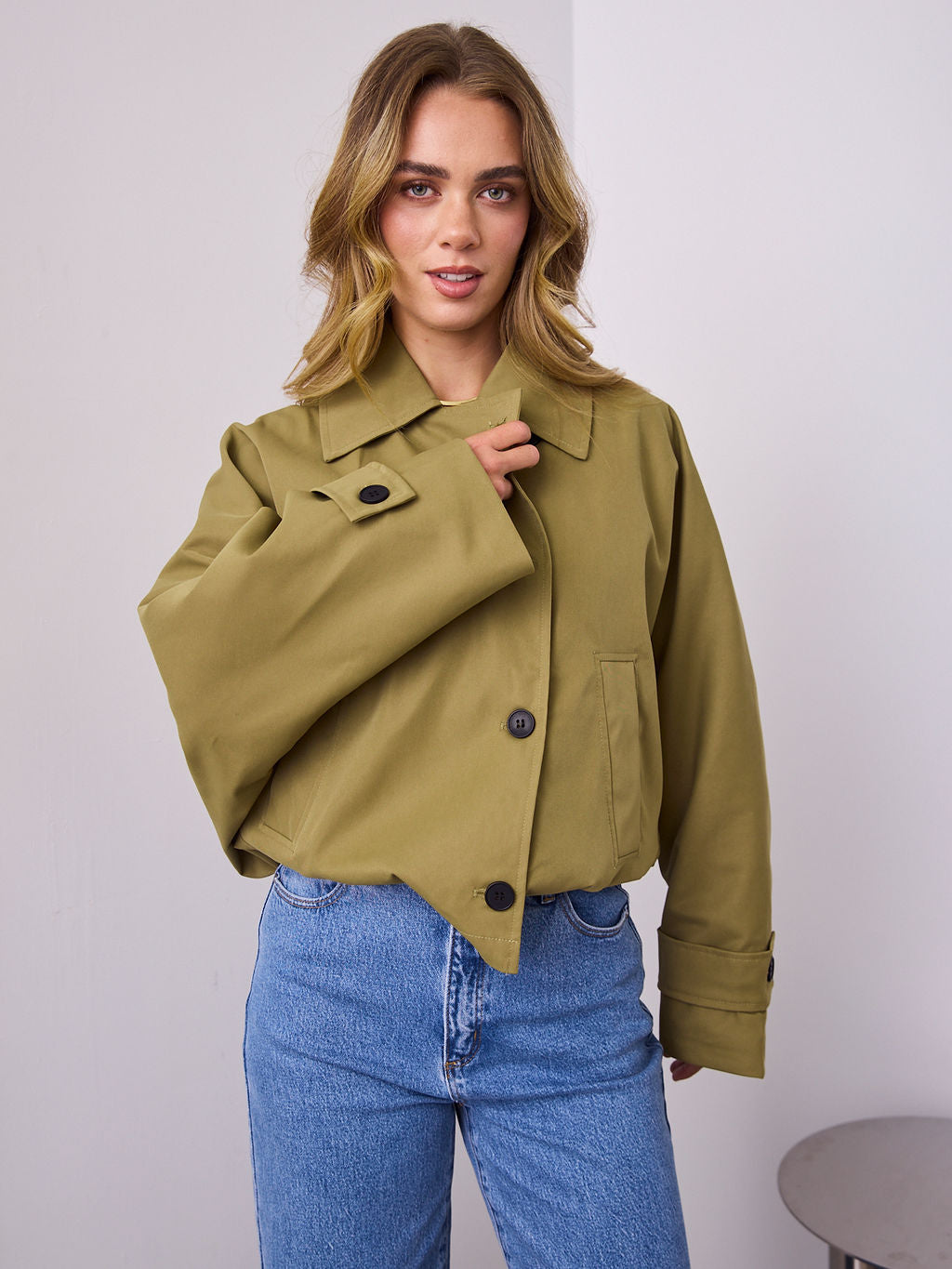 BALVIN JACKET - OLIVE GREEN