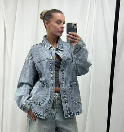RAYS SHACKET - DENIM WASH
