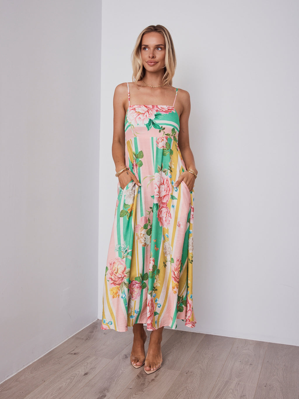 MIYAH MAXI DRESS - MULTI