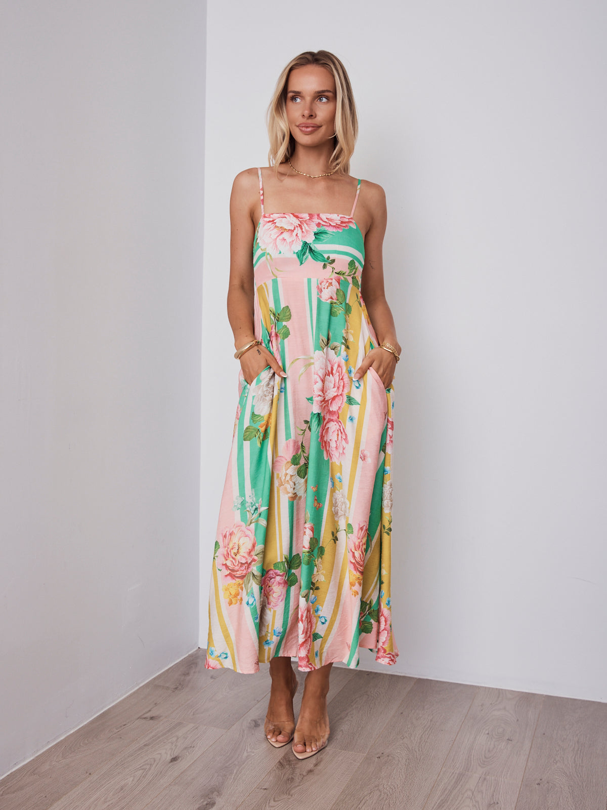 MIYAH MAXI DRESS - MULTI