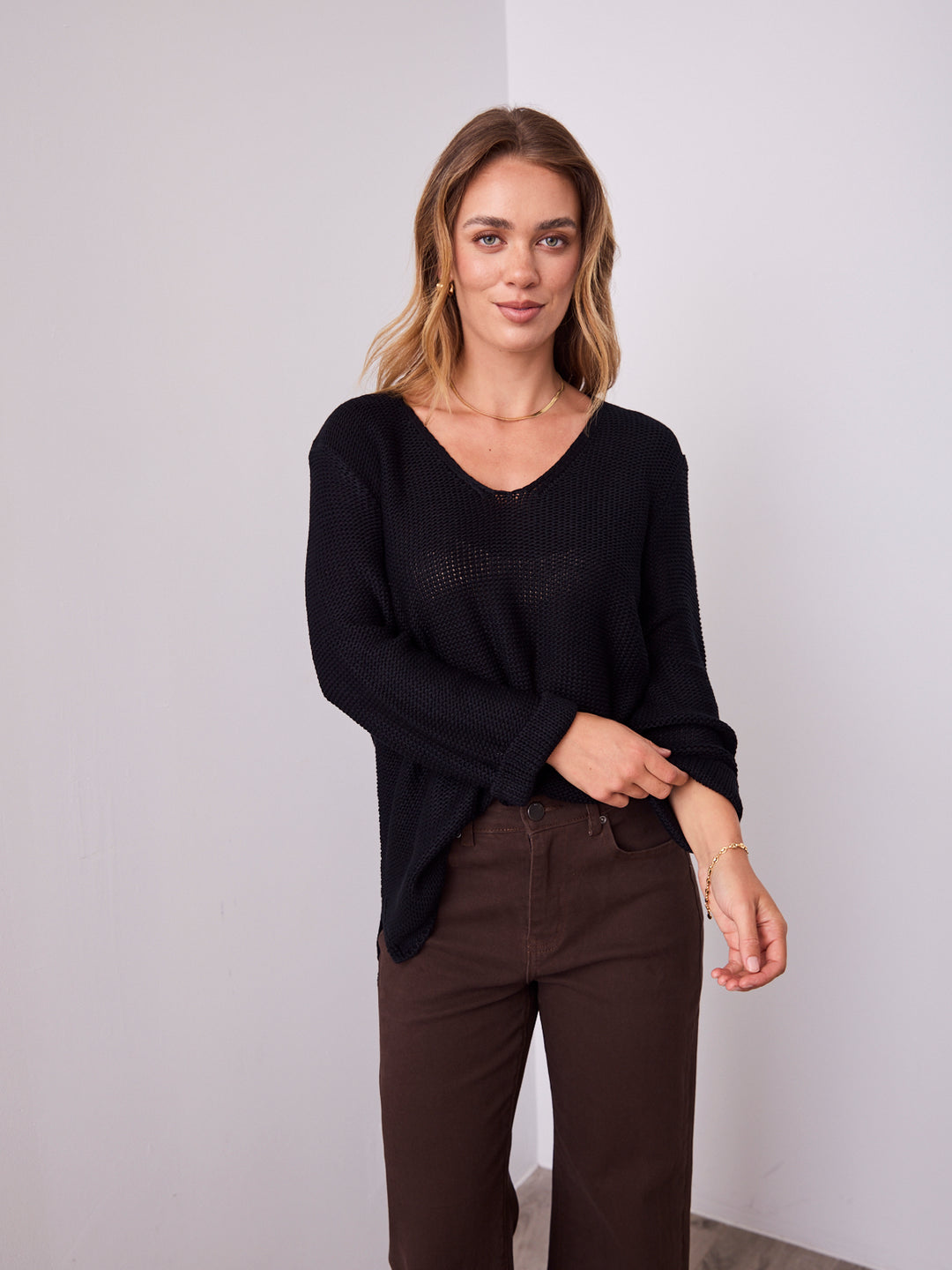 TIANA KNIT - BLACK