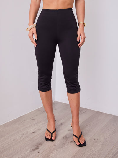 KHLOE CAPRI PANT - BLACK