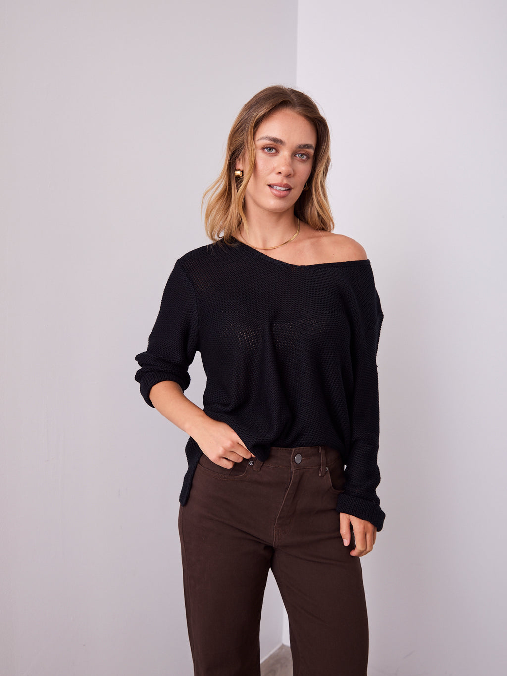 TIANA KNIT - BLACK