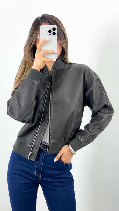 BRYSON JACKET - BLACK WASH