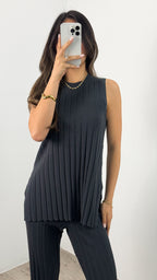 HYATT KNIT SET - CHARCOAL