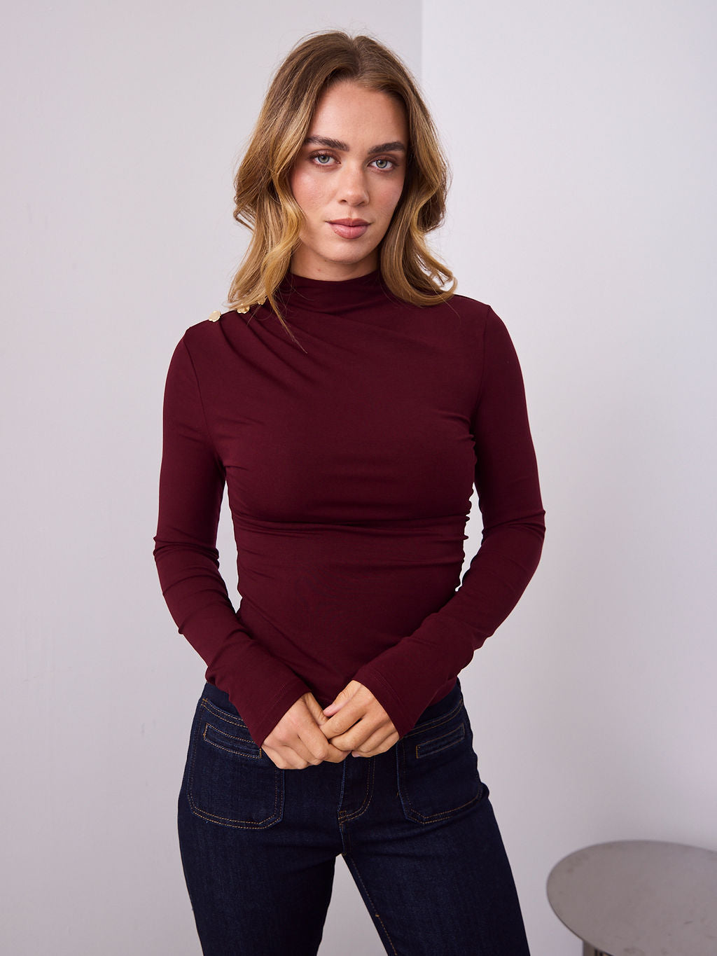 NINA TOP - MERLOT
