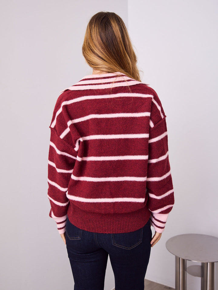 PEPPA KNIT - MERLOT