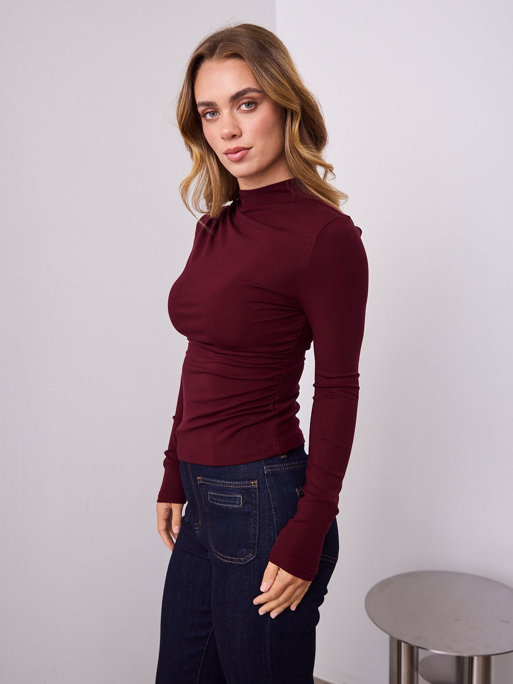 NINA TOP - MERLOT