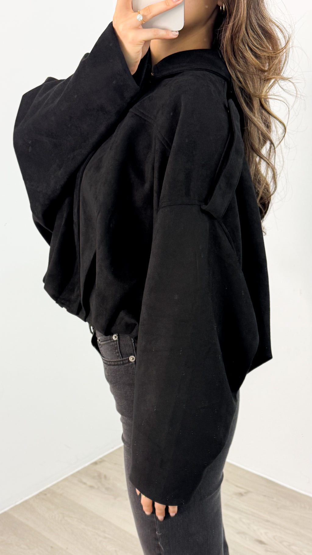 TYLER BOMBER JACKET - BLACK