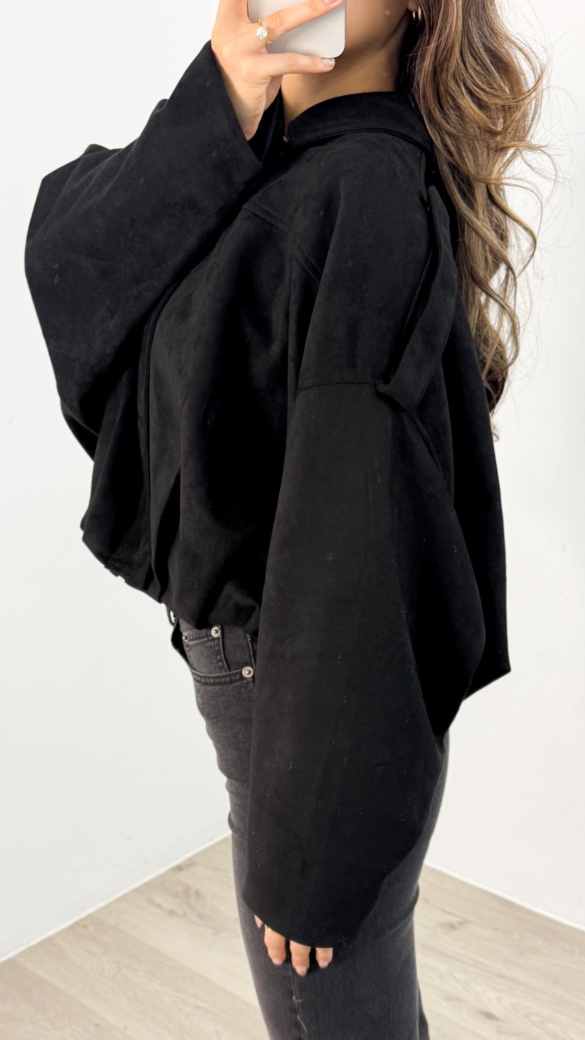 TYLER BOMBER JACKET - BLACK