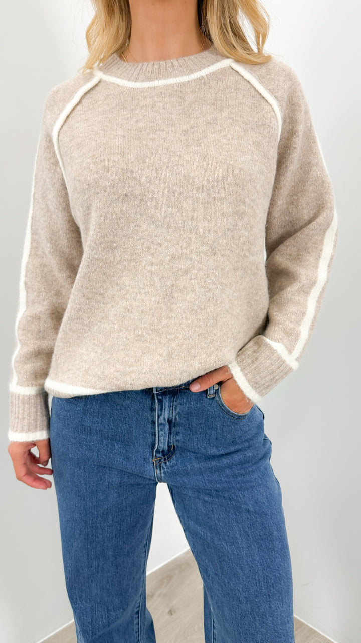 NAOMI KNIT - BEIGE