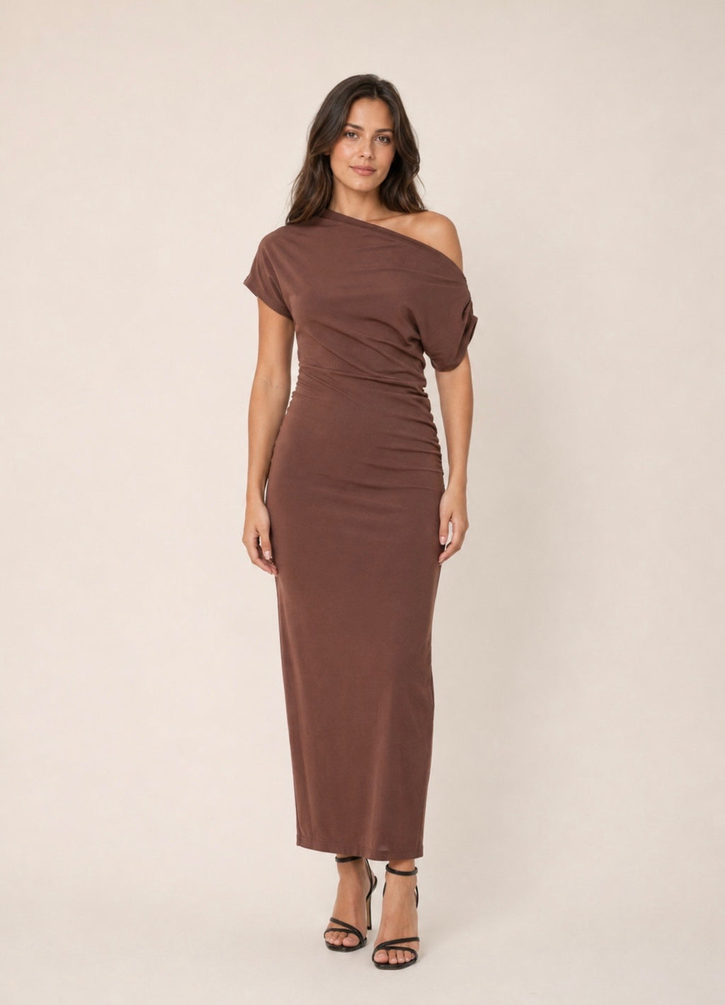 LEWIS DRESS - MOCHA