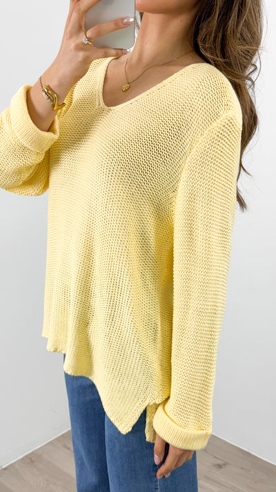 TIANA KNIT - YELLOW