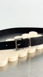 HALF SQUARE BASIC BELT - SILVER