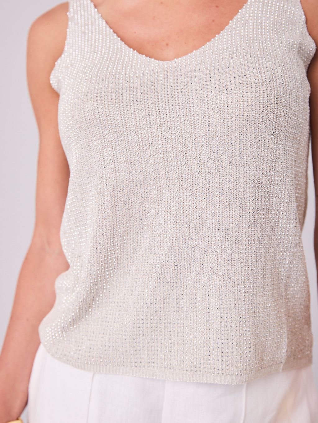 LOPEZ TOP - SILVER