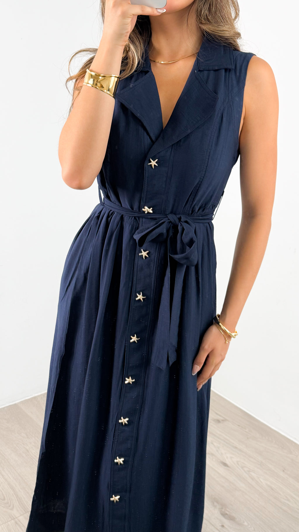 SORELLE DRESS - NAVY