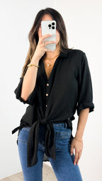 CASPER SHIRT - BLACK
