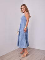 EVE DENIM DRESS - DENIM