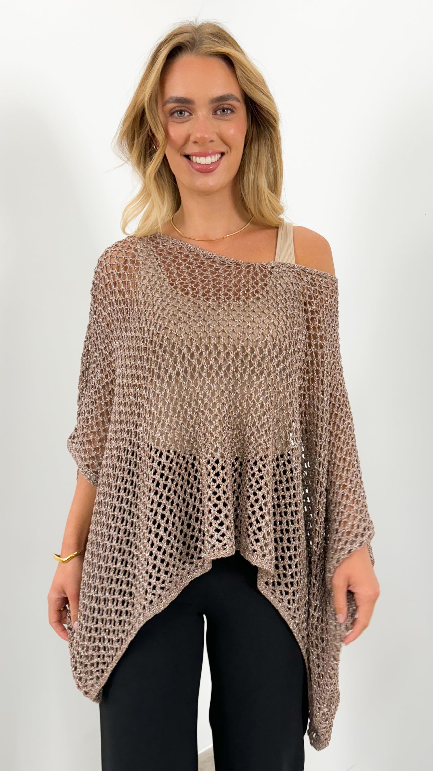 BENITA TOP - CHOCOLATE