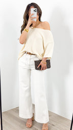 GIANNA TOP - BONE