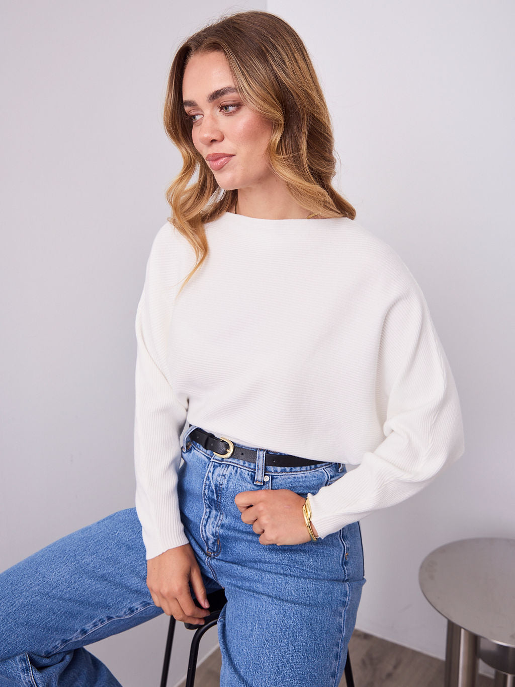 MONA KNIT - WHITE