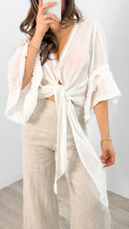 CARMEN TOP - WHITE