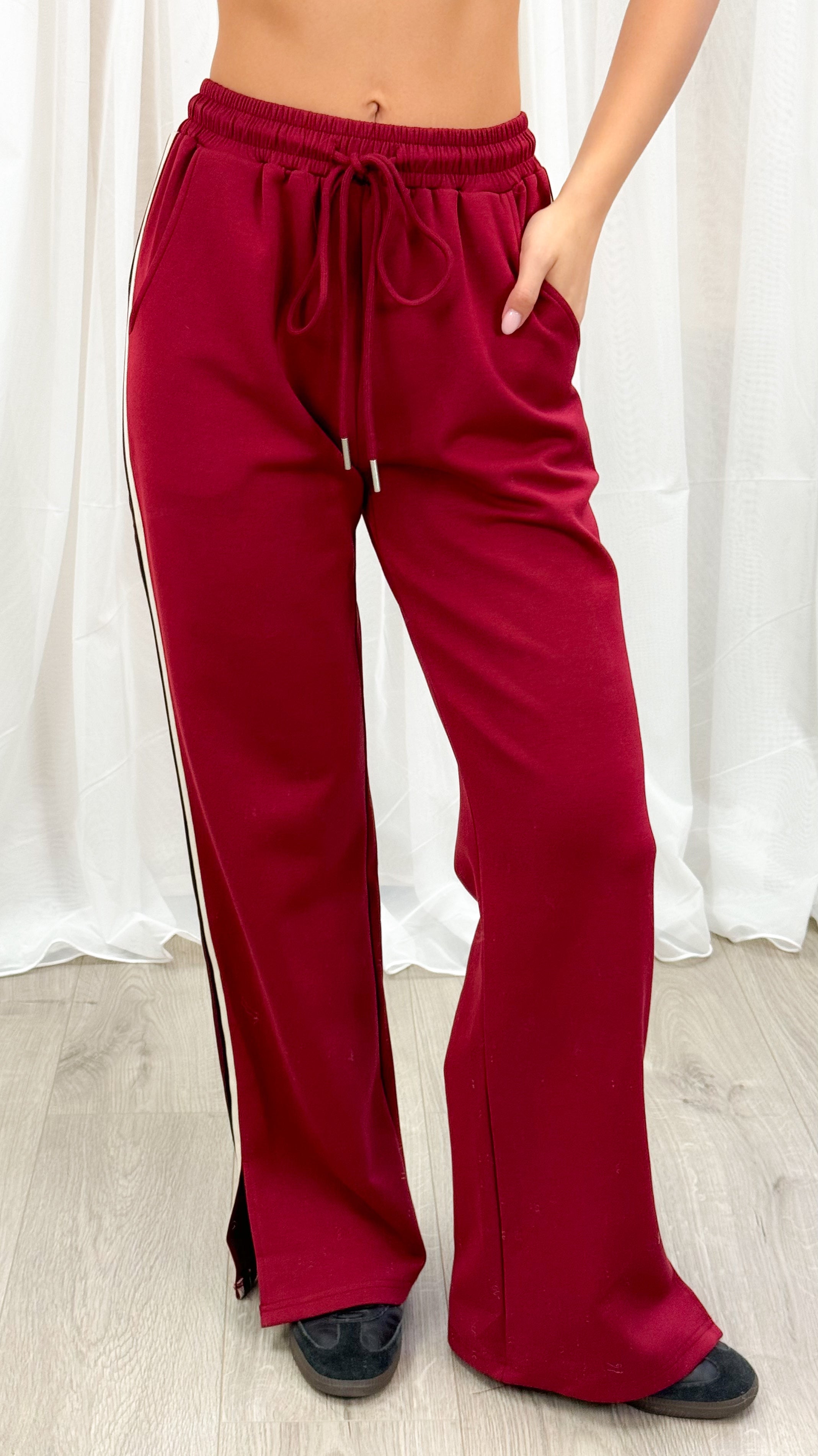 DANTE SWEATPANT - WINE