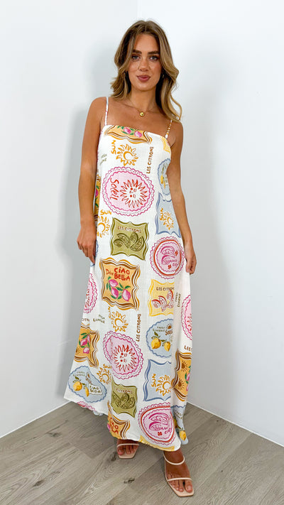 AMALFI DRESS - PRINT