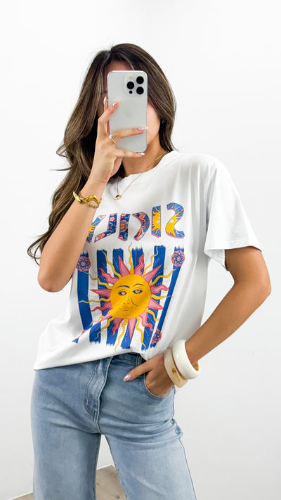 SUMMER SICILY TEE - WHITE